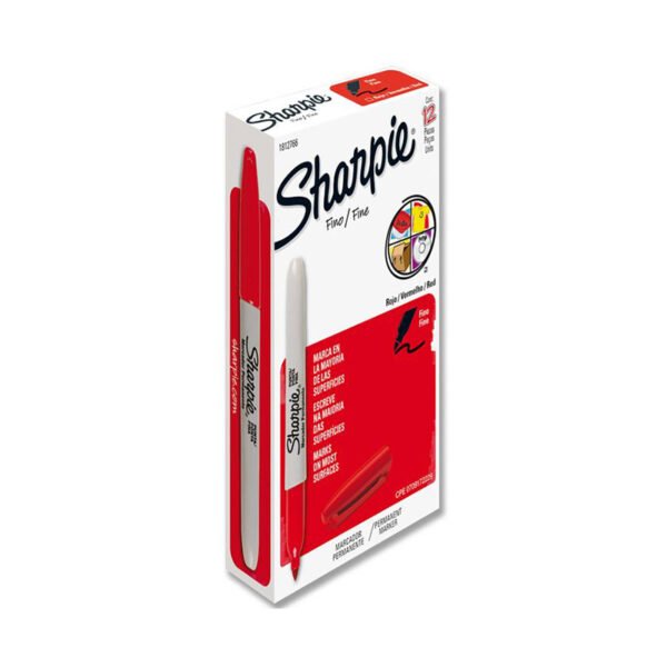Marcador Sharpie (Rojo)