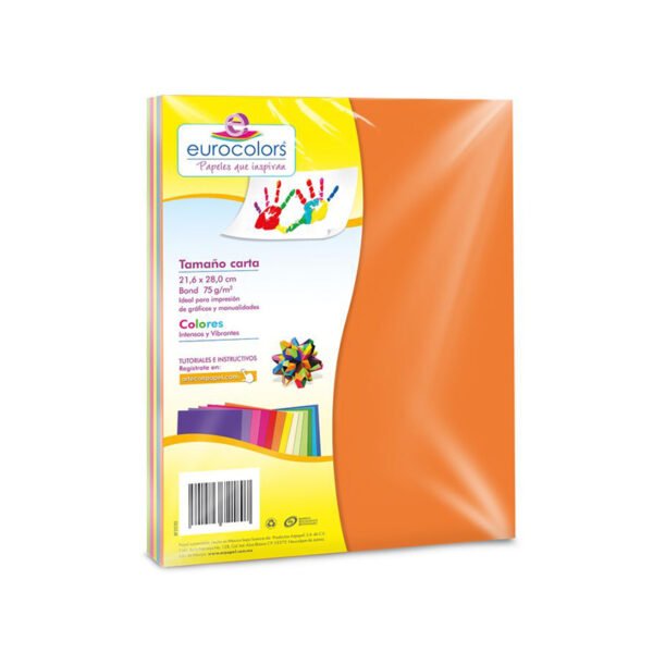 Papel Carta Colores Vibrantes