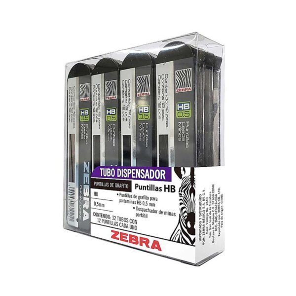 Puntillas 0.5 mm Zebra
