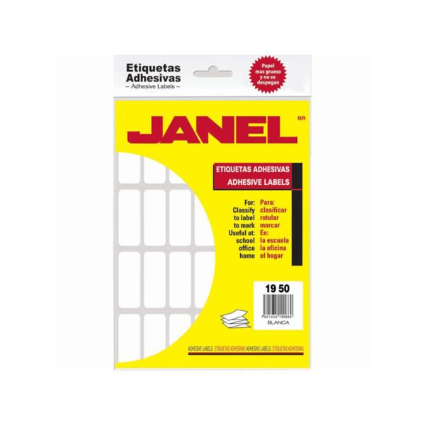 Etiqueta Blanca 19x50 Janel