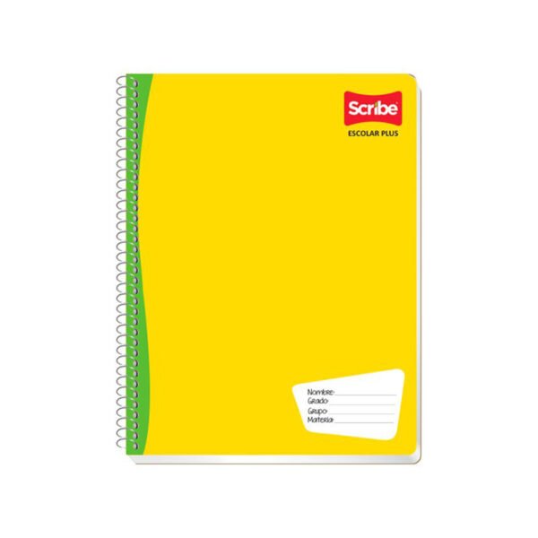 Cuaderno Escolar Plus Blanco Scribe - Imagen 2